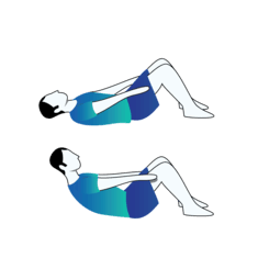 Curl Up exercise illustration
