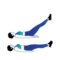 Leg Lifts exercise illustration