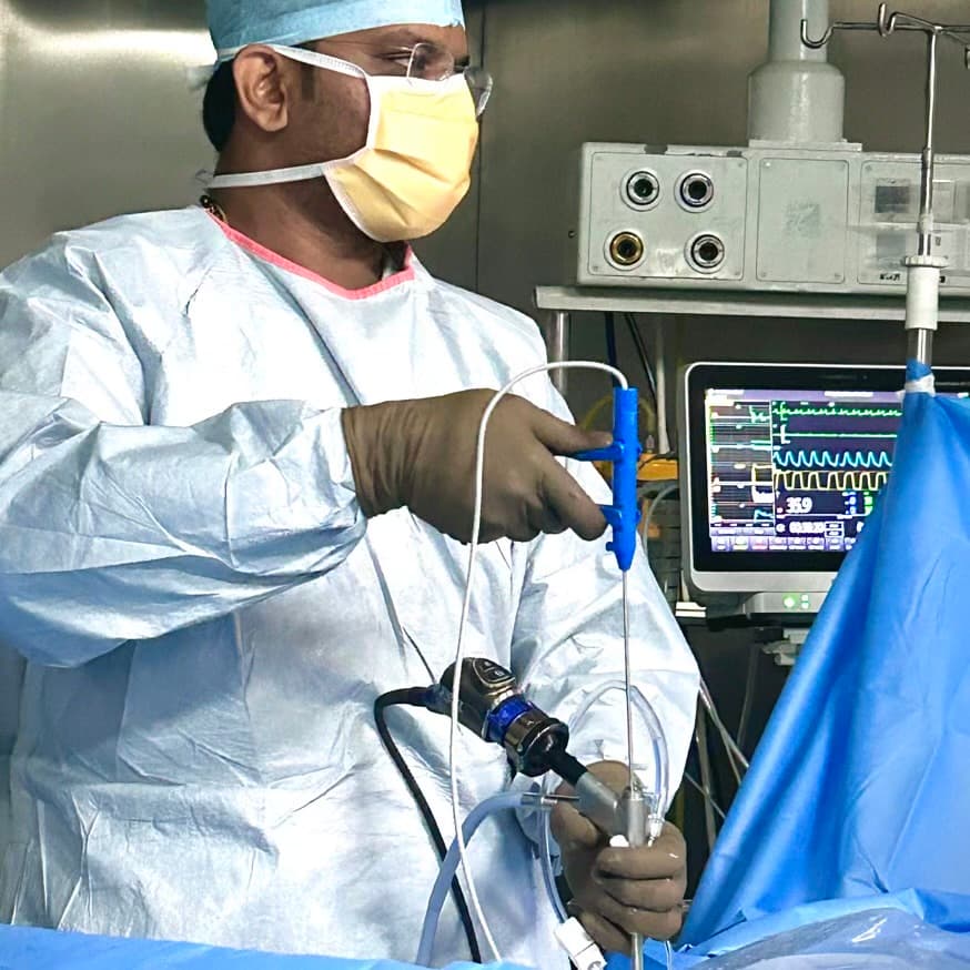 Minimally invasive endoscopic spine procedure