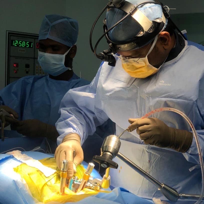 Image-guided spine surgery